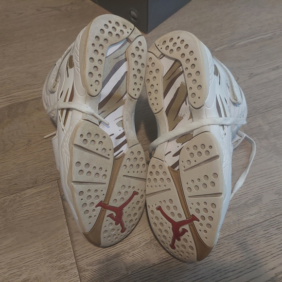 Jordan 8 Retro OVO White Size 9 - Picture 5 of 6